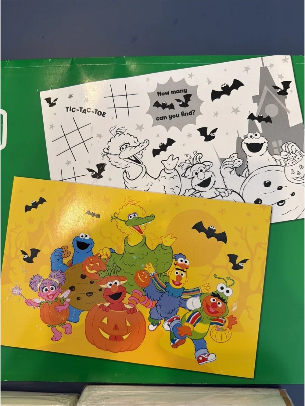 New Sesame Street Halloween Paper Placemats And Napkins New